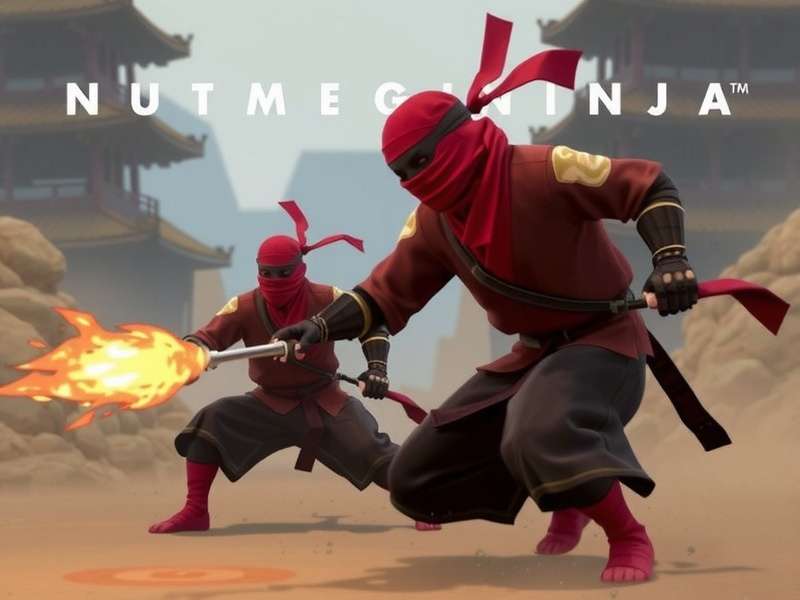 Combat Scene in Nutmeg Ninja
